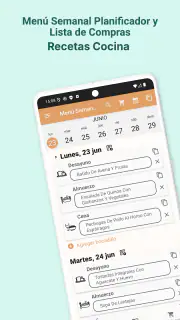 Planificador de Menú Semanal screenshot 1