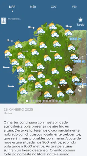 MeteoGalicia screenshot 1