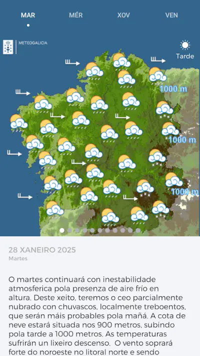 MeteoGalicia screenshot 1