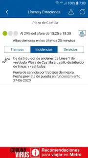 Metro de Madrid Oficial screenshot 8