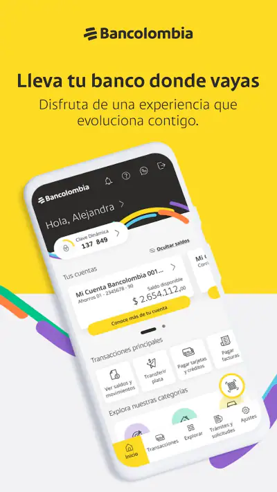 Mi Bancolombia screenshot 1