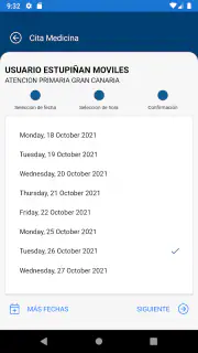 miCita previa screenshot 4