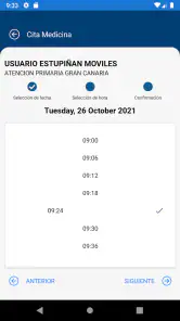 miCita previa screenshot