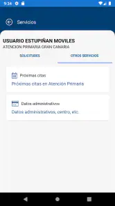 miCita previa screenshot