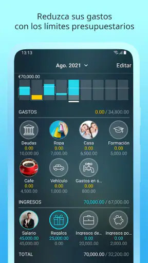 Money Pro: Finanzas personales screenshot 1