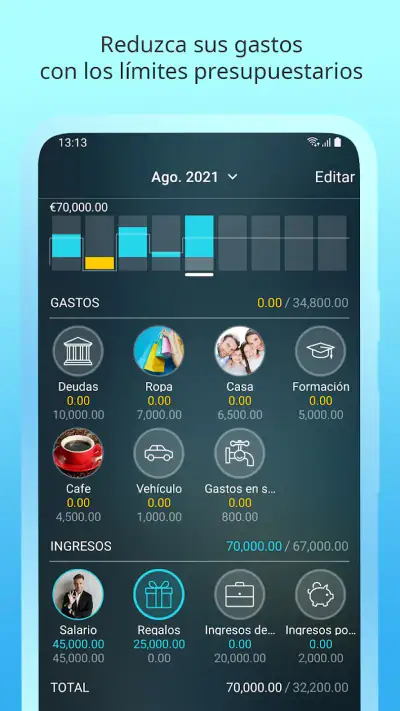 Money Pro: Finanzas personales screenshot 1