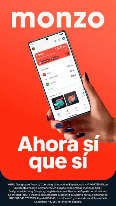 Monzo: Banco Móvil y Finanzas screenshot 1