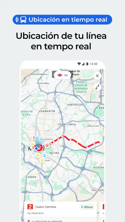 Moovit: Horarios de bus y tren screenshot 1