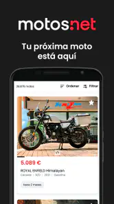 Motos.net - Motos de Ocasión screenshot