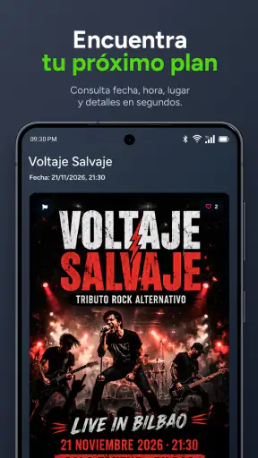 Música en vivo cerca de ti screenshot 1