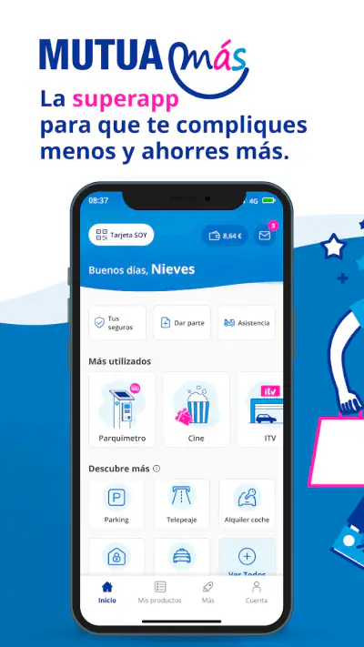 MutuaMás-Muévete, ahorra y más screenshot 1