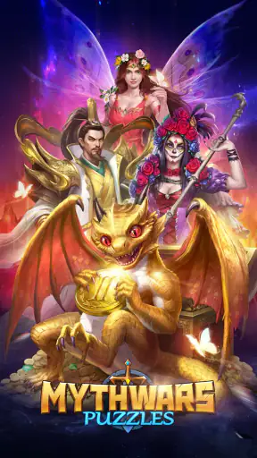 MythWars & Puzzles: RPG Match3 screenshot 1