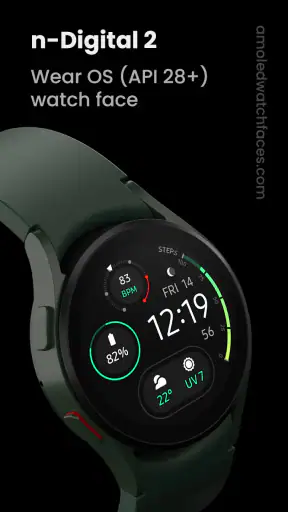 n-Digital 2: Watch face screenshot 1