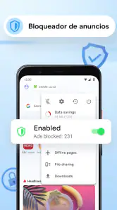Navegador Opera Mini screenshot