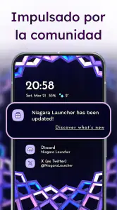 Niagara Launcher ‧ Inicio screenshot