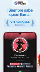 Nombre de la persona que llamó screenshot