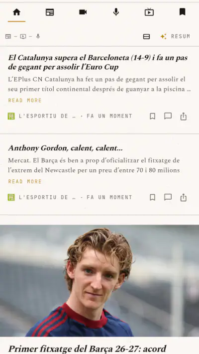 Noticias Cataluña - Diarios TV screenshot 1