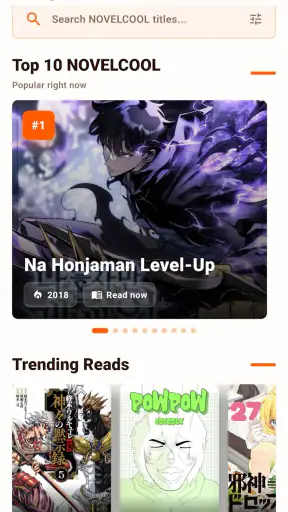 Novel Cool: Manga & Comics screenshot 1