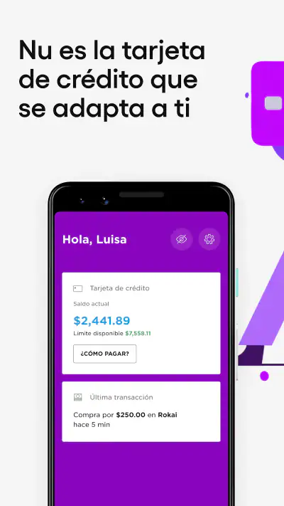 Nu: Haz más con tu dinero screenshot 1