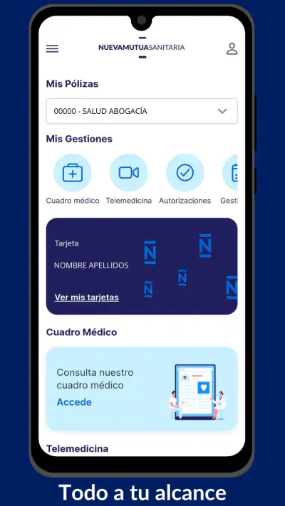 Nueva Mutua Sanitaria screenshot 1