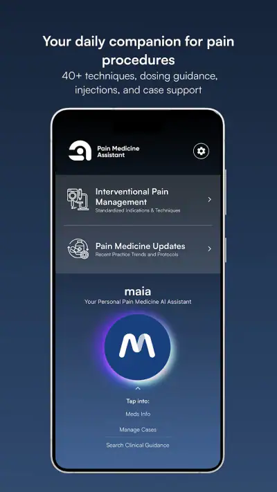 NYSORA Pain Medicine Assistant screenshot 1