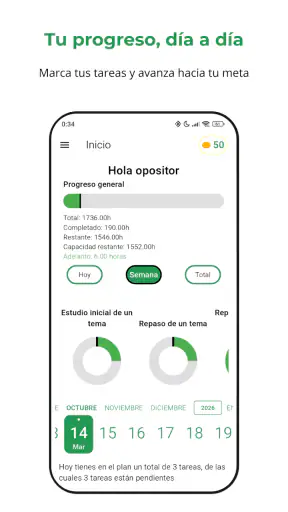OpositApp screenshot 1