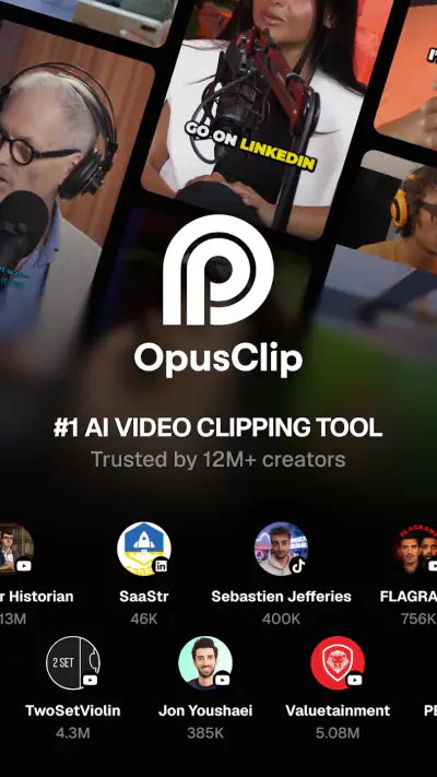 OpusClip - AI Video Clipping screenshot 1