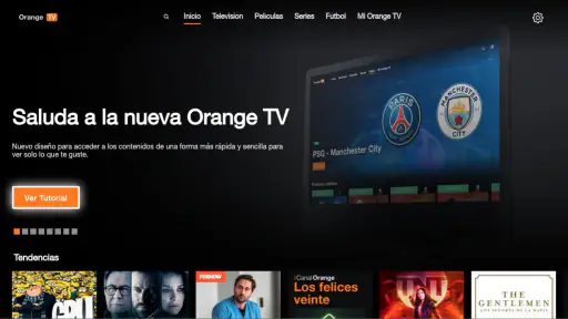 Orange TV para Android TV screenshot 1