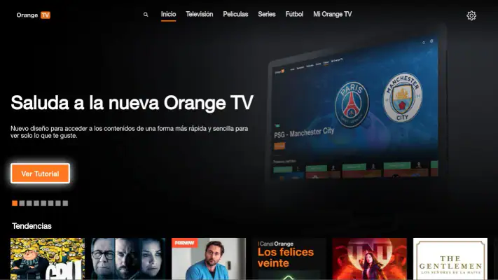 Orange TV para Android TV screenshot 1