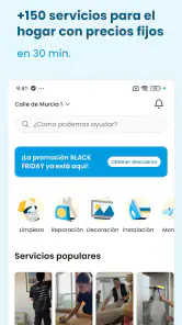 OSCAR: servicios a domicilio screenshot
