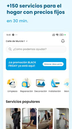 OSCAR: servicios a domicilio screenshot 1