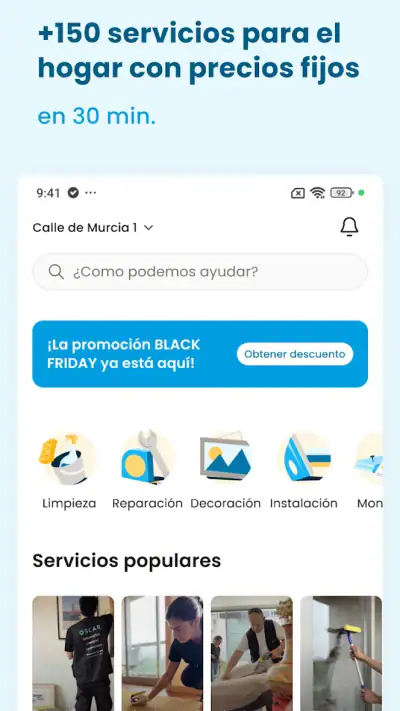 OSCAR: servicios a domicilio screenshot 1