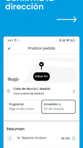 OSCAR: servicios a domicilio screenshot