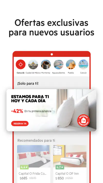OYO: reserva de hotel screenshot 1