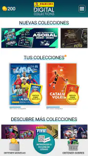 Panini Digital Collections screenshot 1