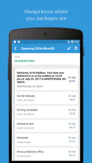 Parcels: Track Online Orders screenshot 2