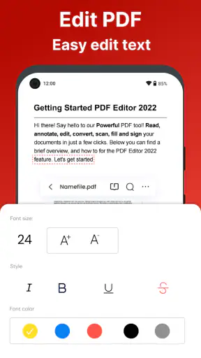 PDF Editor - Edit PDF, Viewer screenshot 1