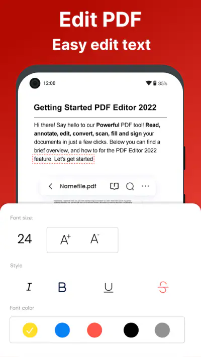 PDF Editor - Edit PDF, Viewer screenshot 1
