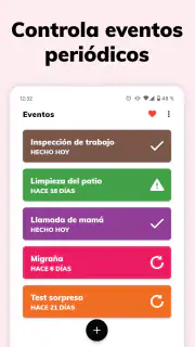 Periodically: Rastrea Eventos screenshot 1