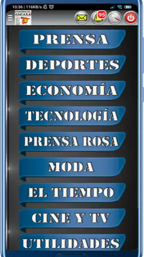 Periódicos de España screenshot 1