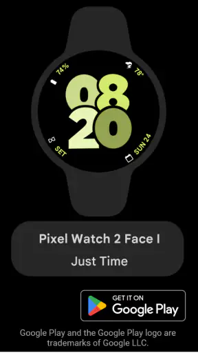 Pixel Watch 2 Face I screenshot 1
