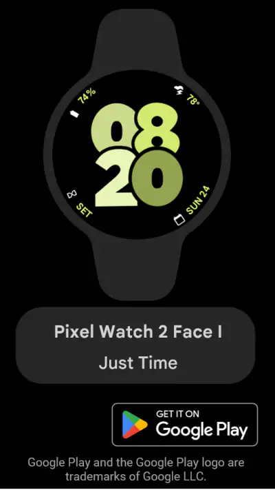 Pixel Watch 2 Face I screenshot 1