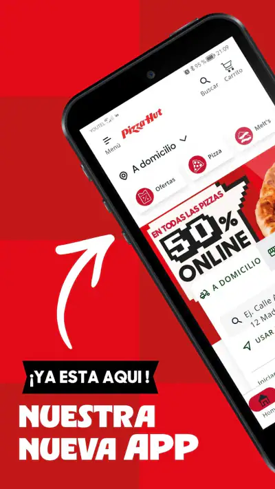 Pizza Hut España screenshot 1