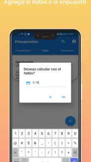 PLANTILLA PRESUPUESTO CLIENTES screenshot 1