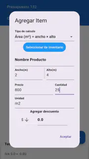 PLANTILLA PRESUPUESTO CLIENTES screenshot 5