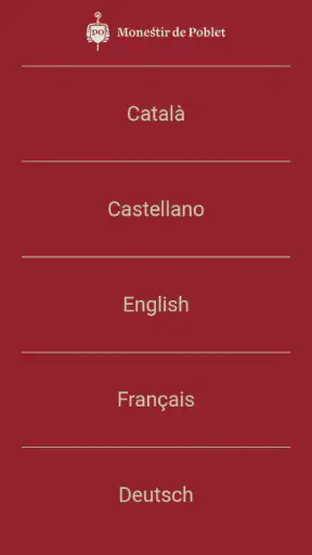Poblet Guía oficial screenshot 1