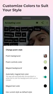Poetry Magnets: Poems & Lyrics screenshot 5