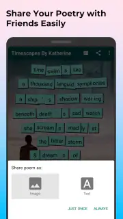Poetry Magnets: Poems & Lyrics screenshot 7