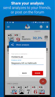 Poker calculator Holdem Lab screenshot 7