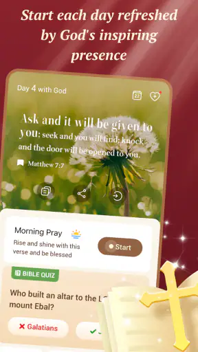 Pray Bible - Daily Verse&Audio screenshot 1